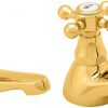 TUDOR BATH TAPS GOLD