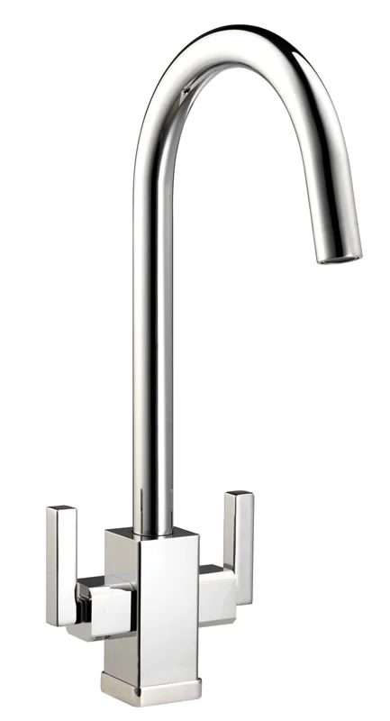 Enhance your kitchen with the Girona Br Kitchen Tap. Girona Br Twin Lever Tap provides style, durability, and effortless control. Order Us Today!